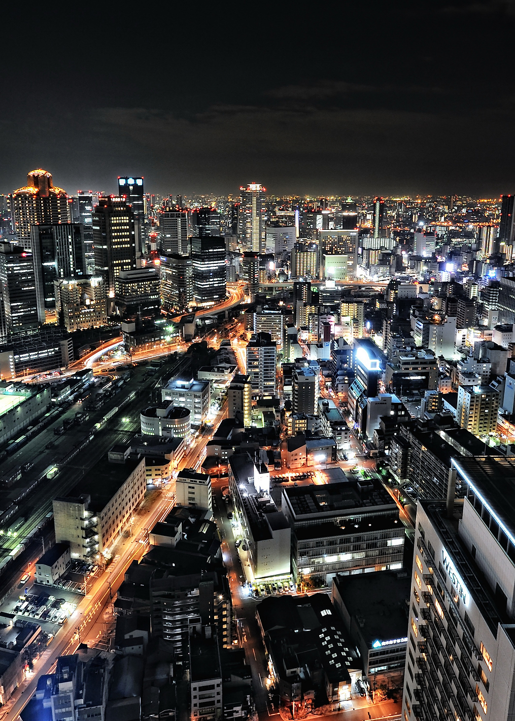 Osaka night view: постер из коллекции World Class Photos