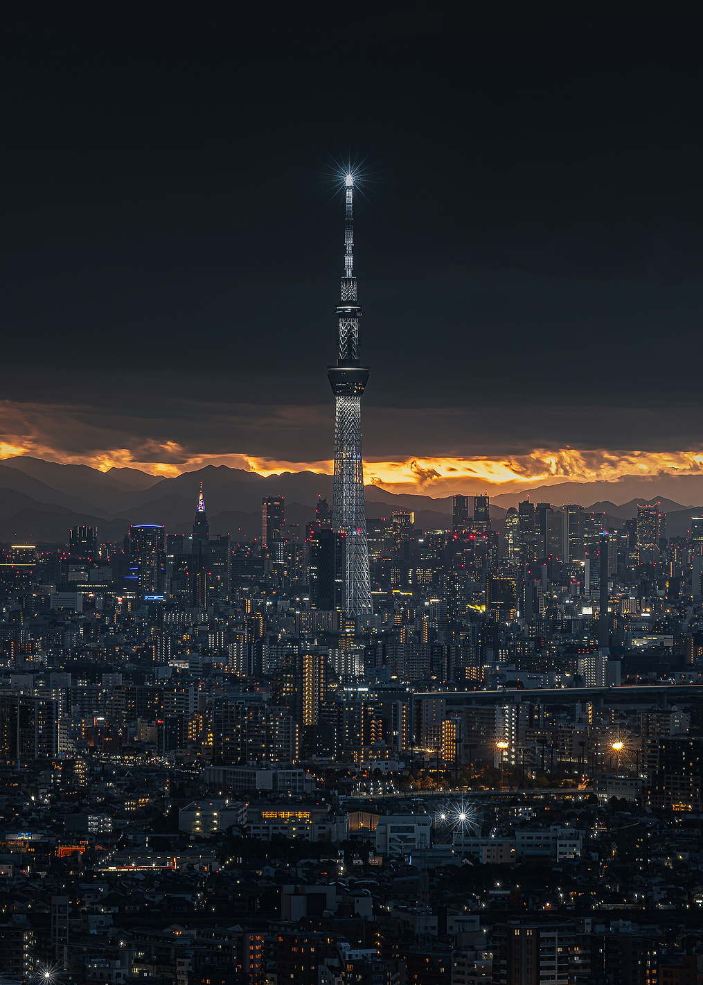 sunset cityscape: постер из коллекции World Class Photos