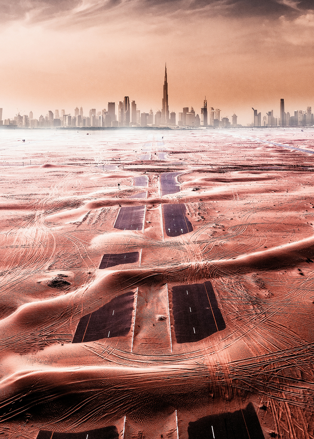 Roads of the Desert: постер из коллекции World Class Photos