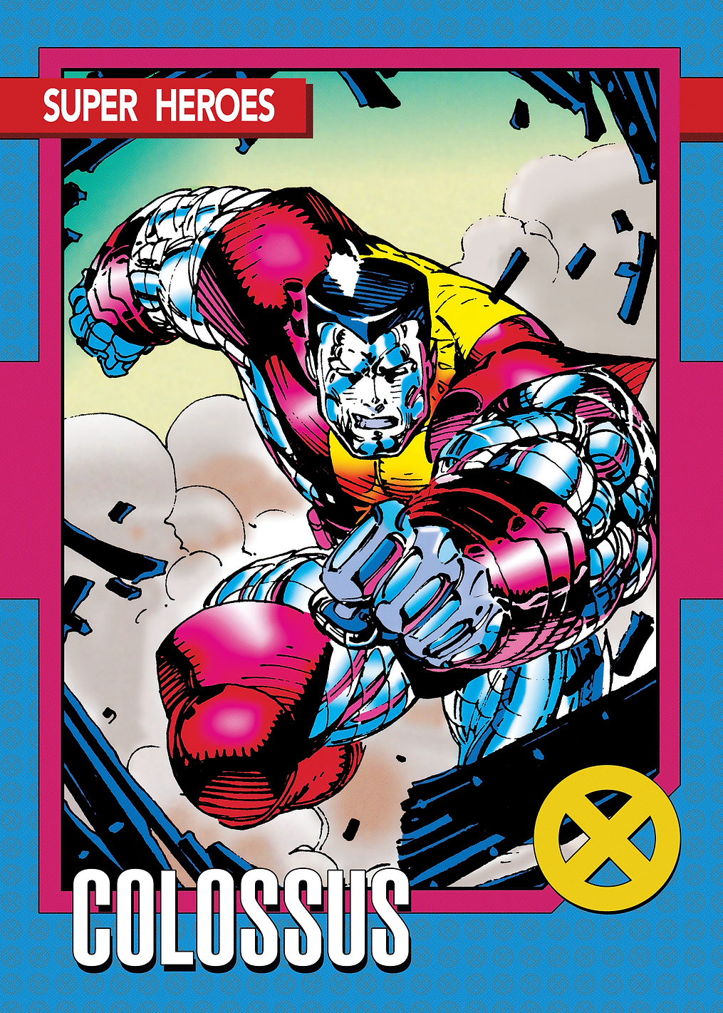 Colossus Trading Card: постер из коллекции Marvel
