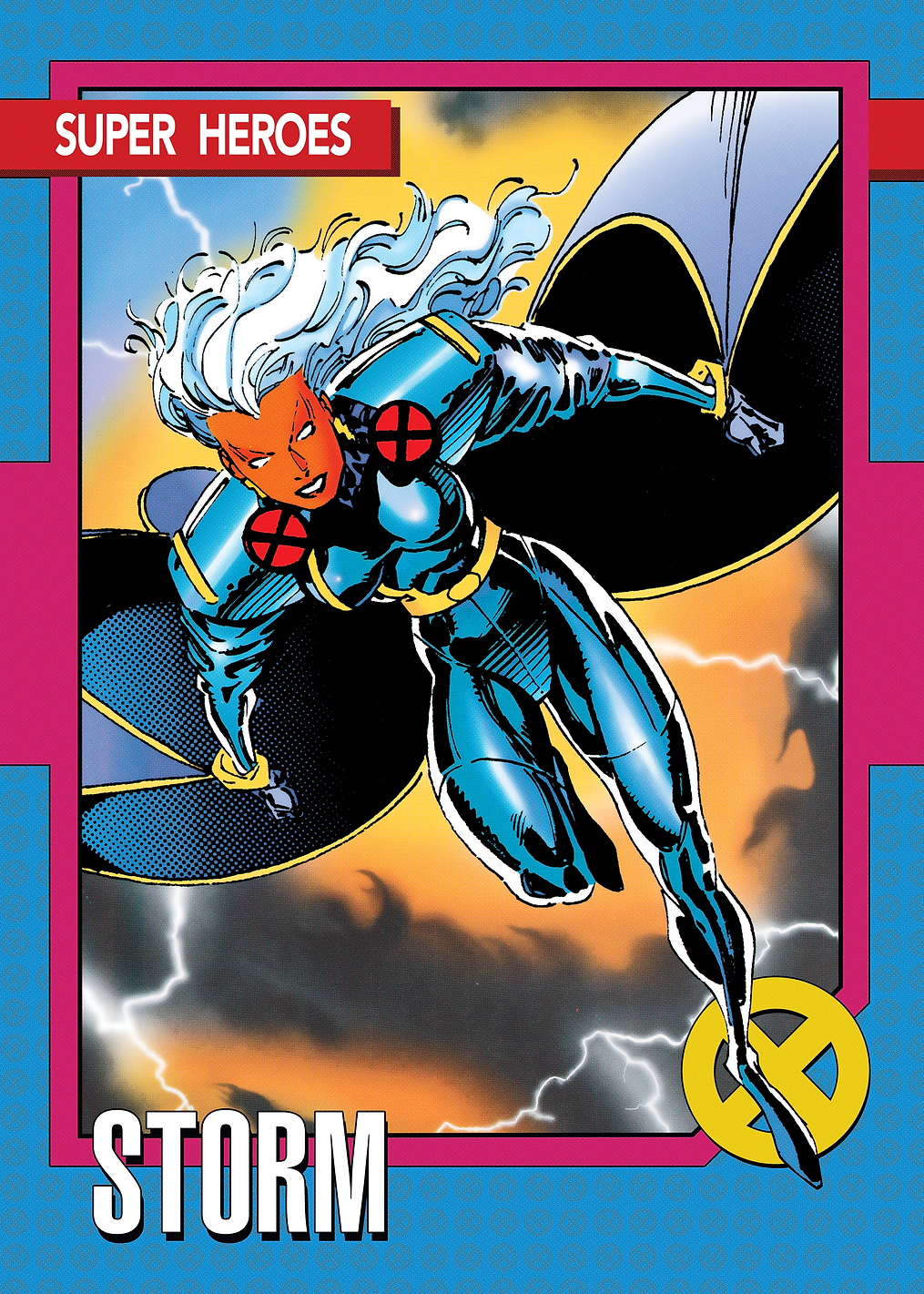 Storm Trading Card: постер из коллекции Marvel