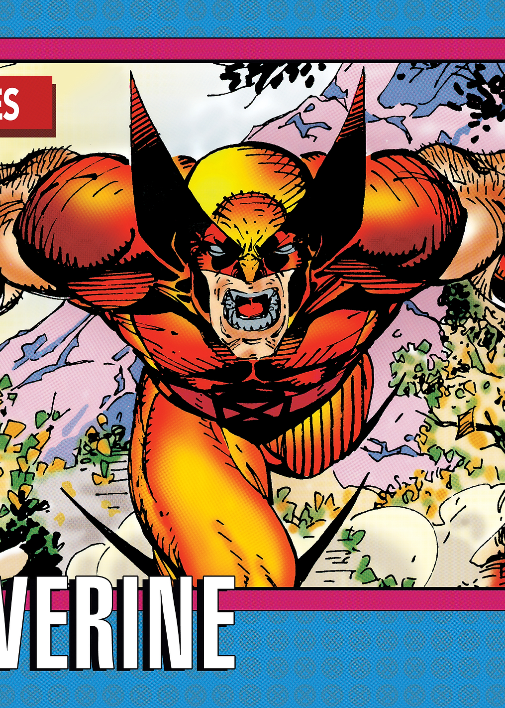 Wolverine Trading Card: постер из коллекции Marvel
