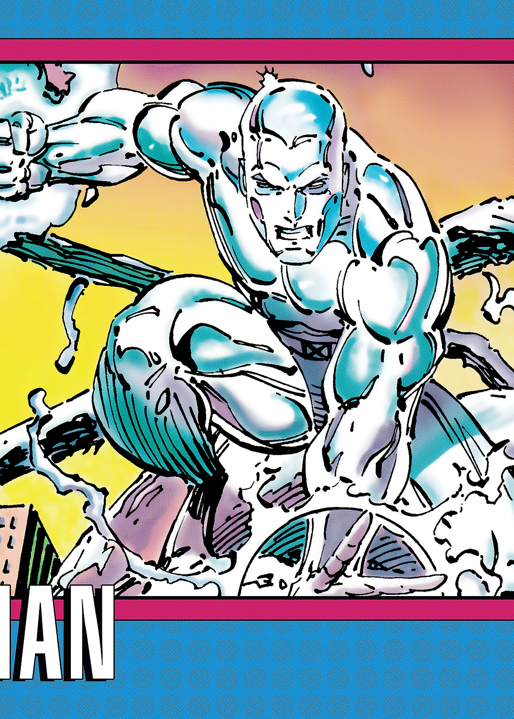 Iceman Trading Card: постер из коллекции Marvel