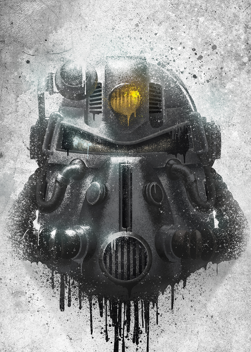 Power Armor T-51: постер из коллекции Fallout