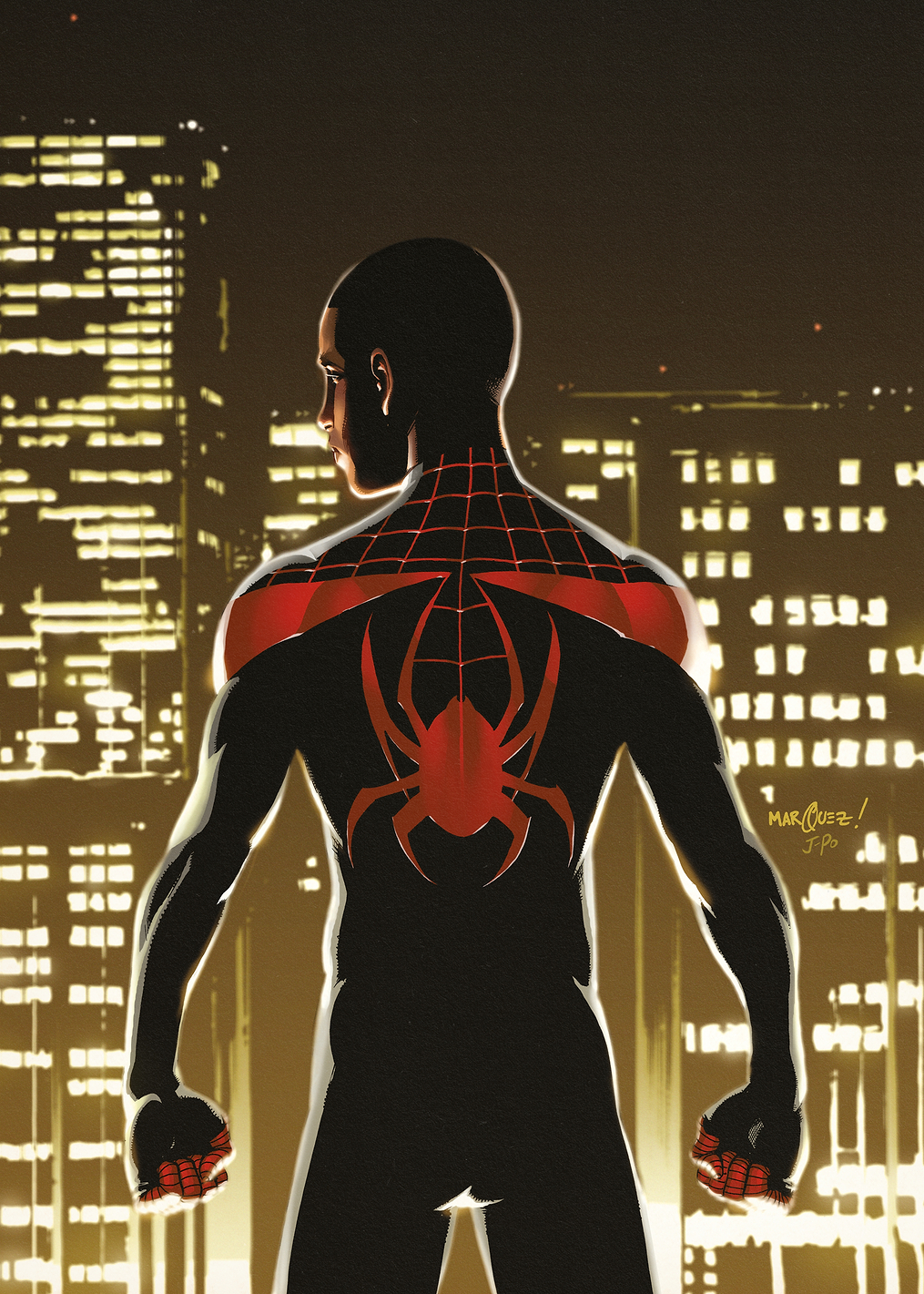 Miles Morales Back: постер из коллекции Marvel