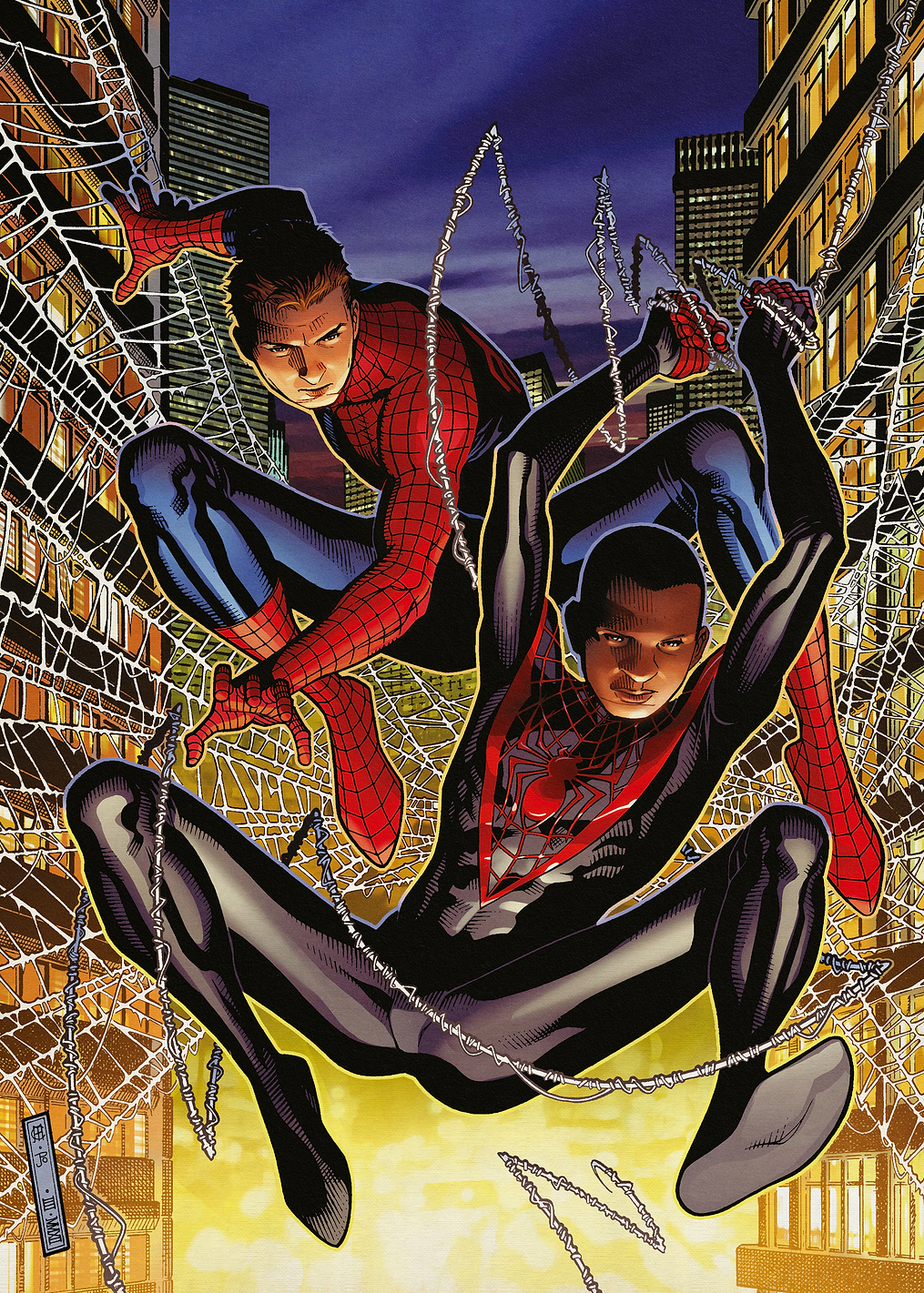 Miles and Peter Head On: постер из коллекции Marvel