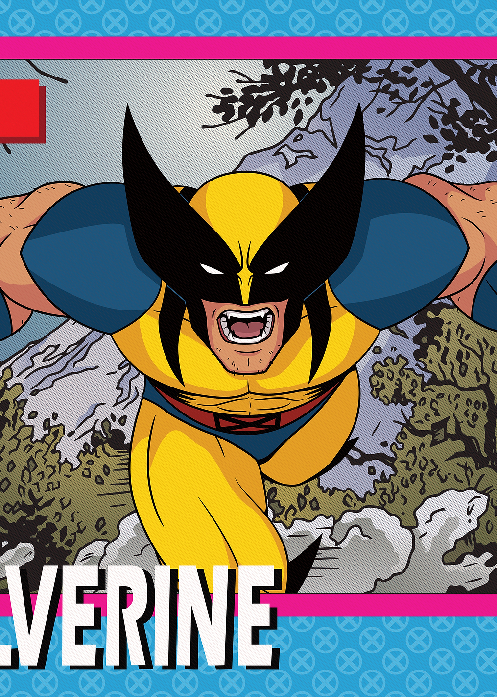 Wolverine 97 Trading Card: постер из коллекции Marvel