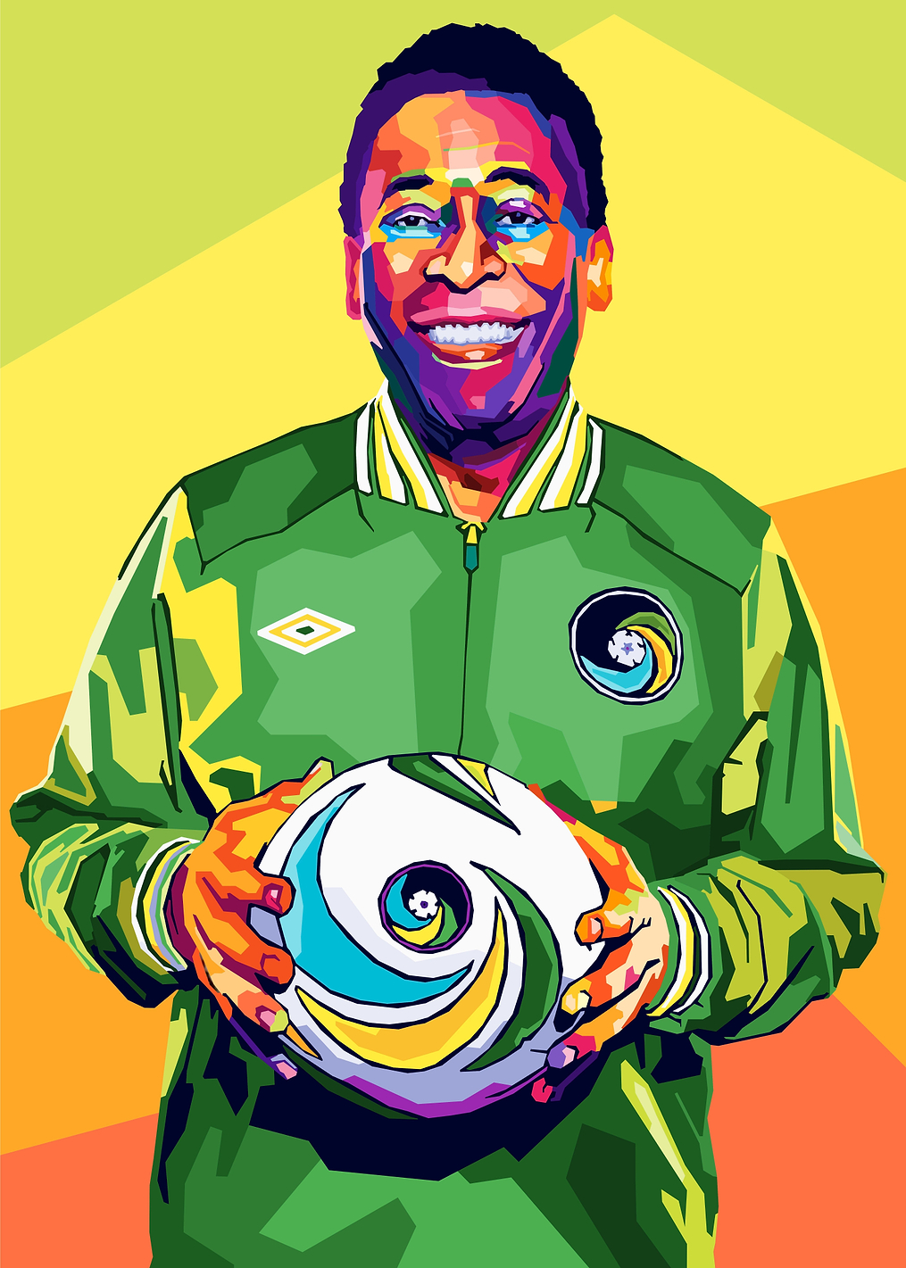 Pele Legendary Footballer: постер из коллекции Пеле