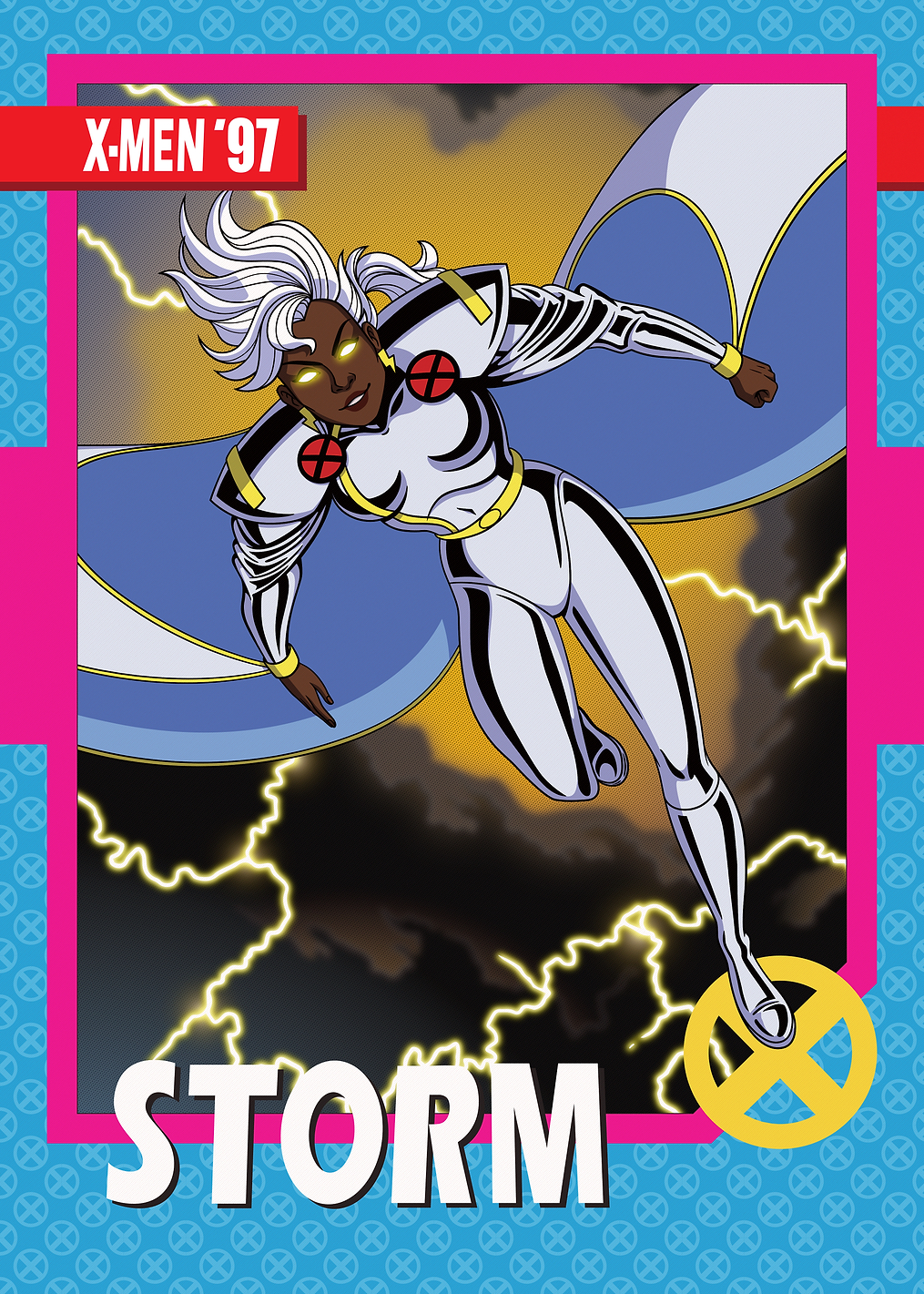 Storm 97 Trading Card: постер из коллекции Marvel