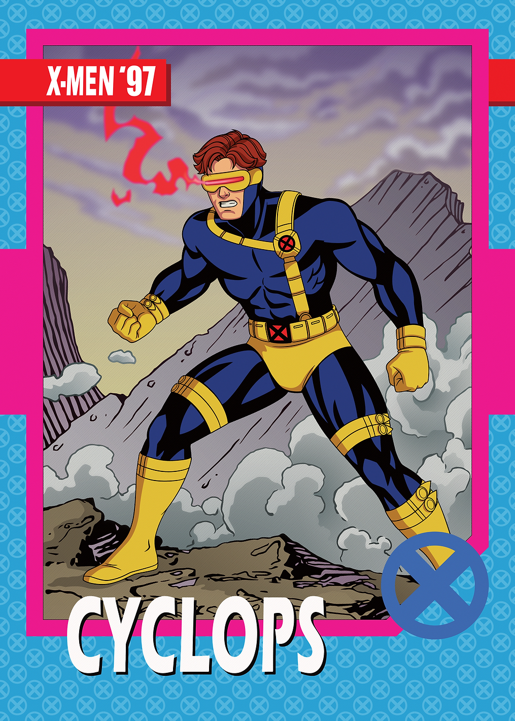Cyclops 97 Trading Card: постер из коллекции Marvel