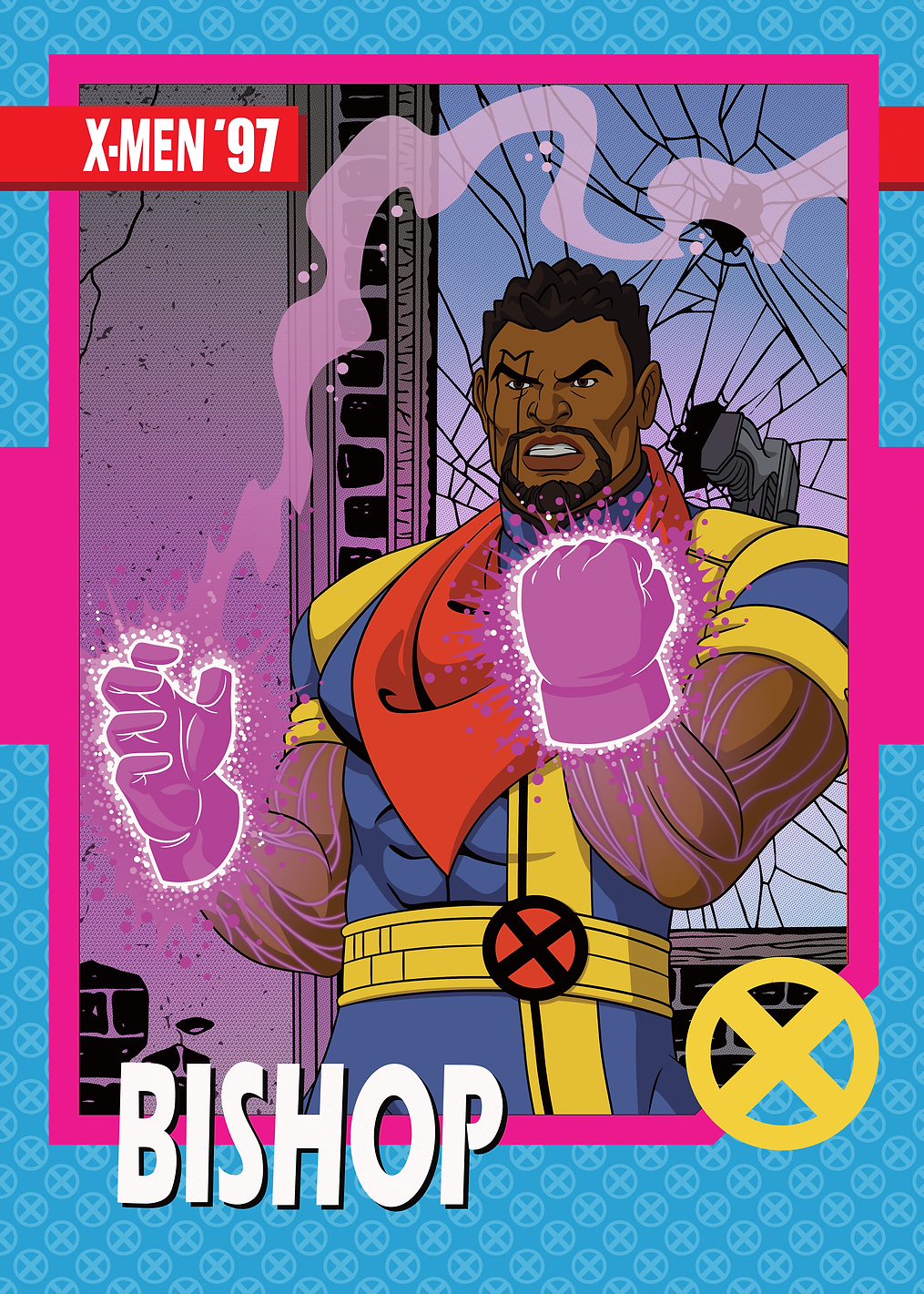 Bishop 97 Trading Card: постер из коллекции Marvel