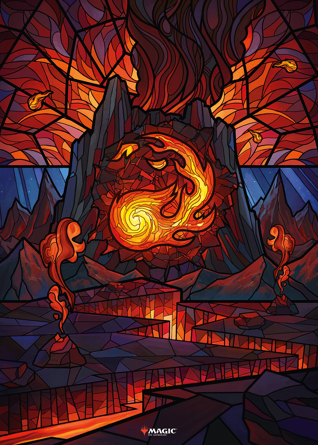 Stained-Glass Mountain / PLATINA