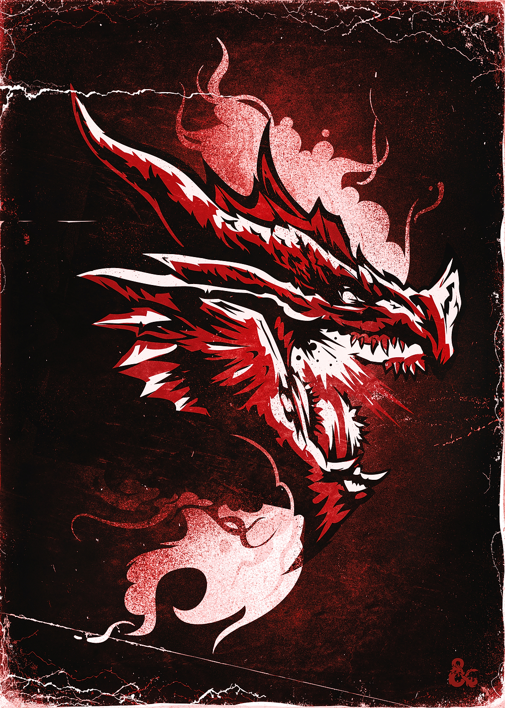 Red Dragon Head: постер из коллекции Dungeons And Dragons