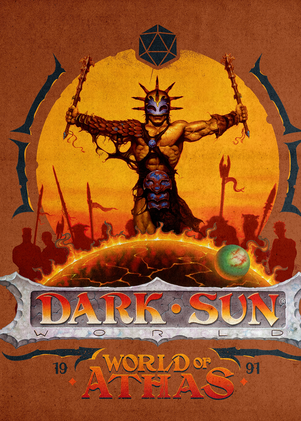 Dark Sun World of Athas: постер из коллекции Dungeons And Dragons