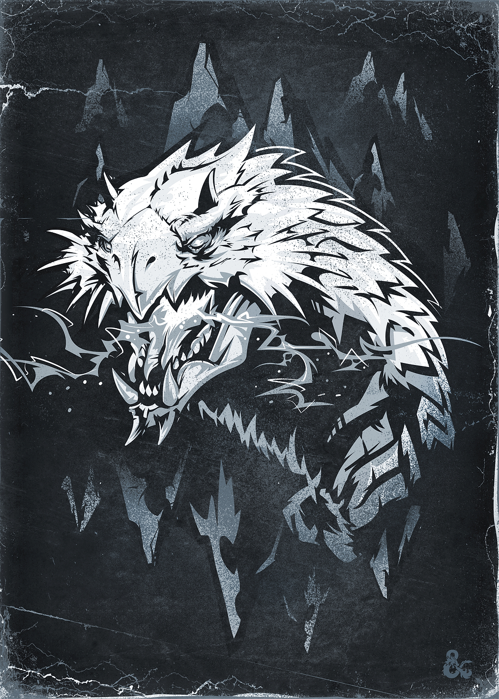 White Dragon Head: постер из коллекции Dungeons And Dragons