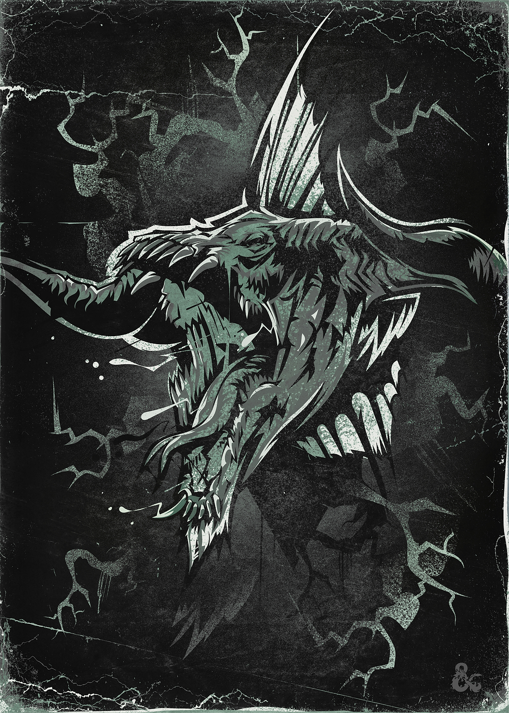 Black Dragon Head: постер из коллекции Dungeons And Dragons