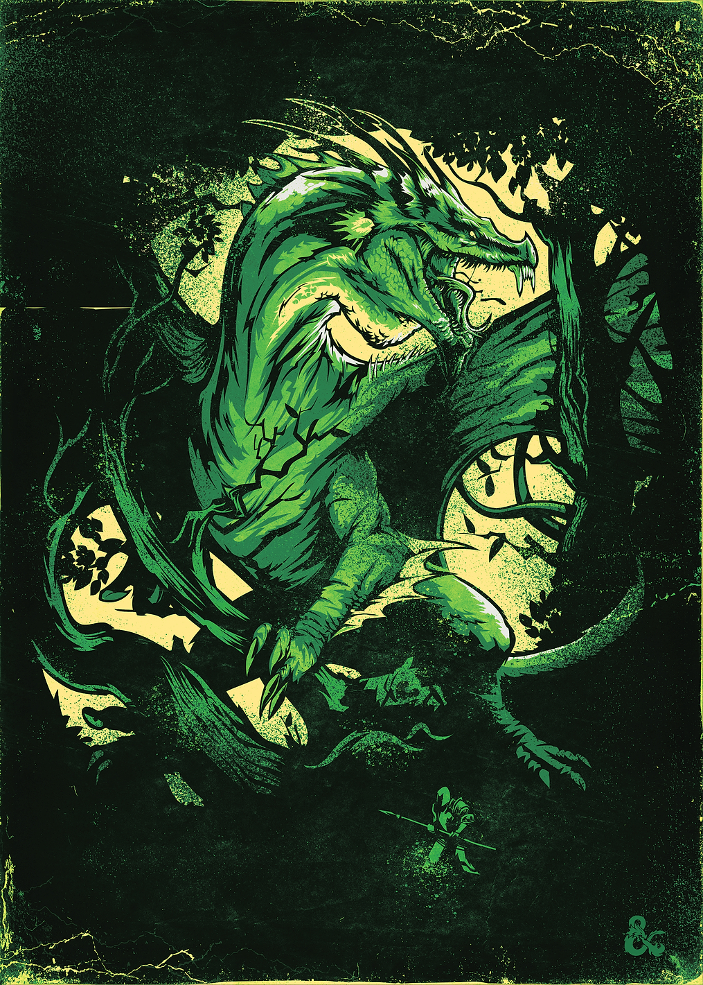 Green Dragon: постер из коллекции Dungeons And Dragons