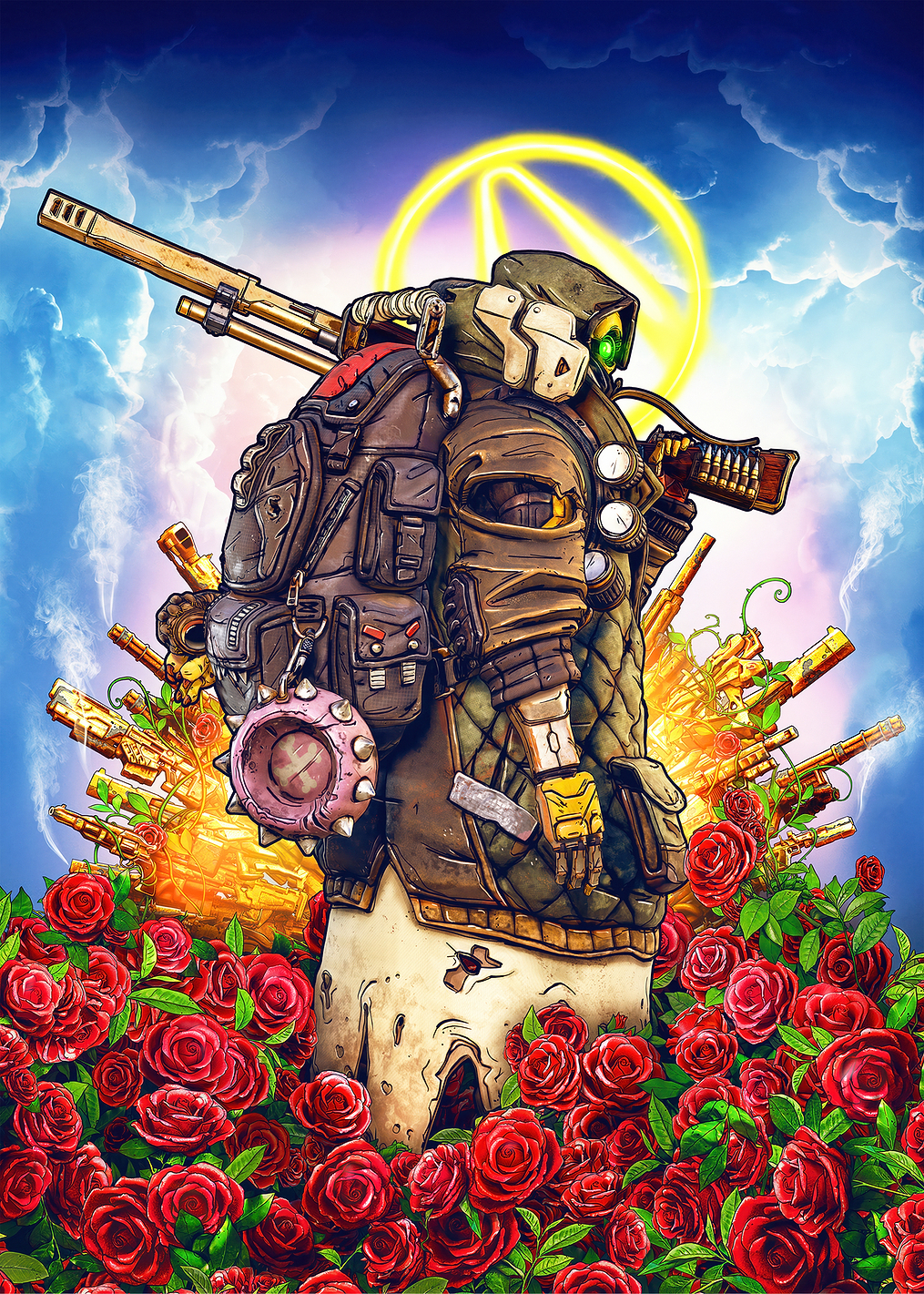 FL4K Roses: постер из коллекции Borderlands