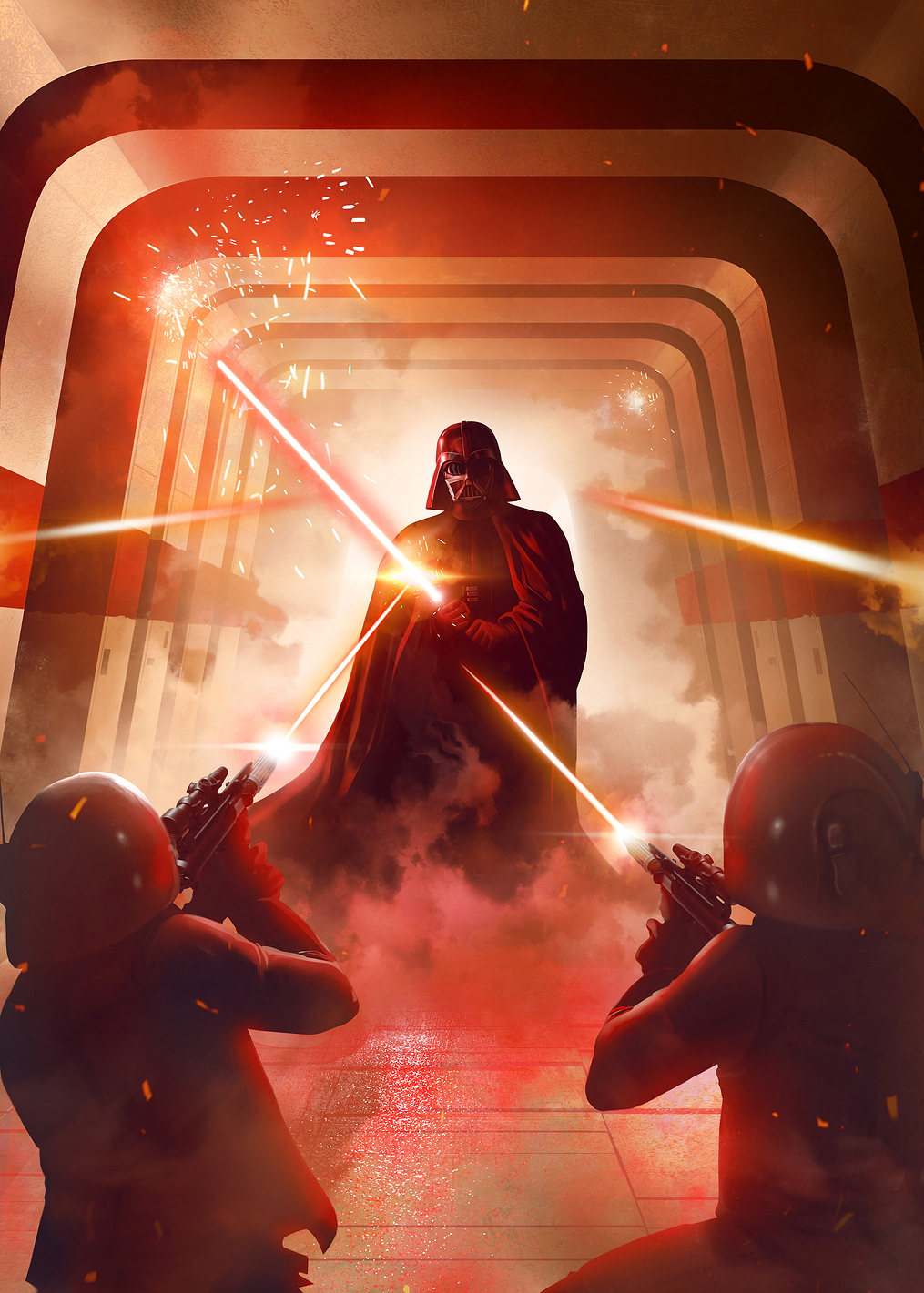 Darth Vader attack: постер из коллекции Star Wars