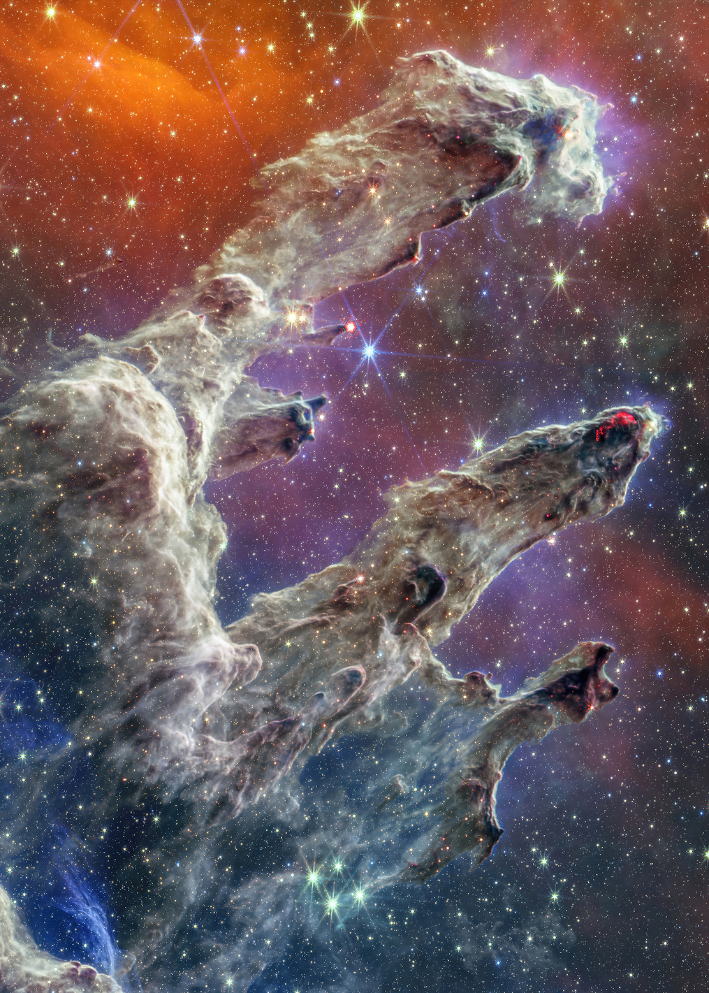 The Eagle Nebula Pillars: постер из коллекции Inspired by NASA
