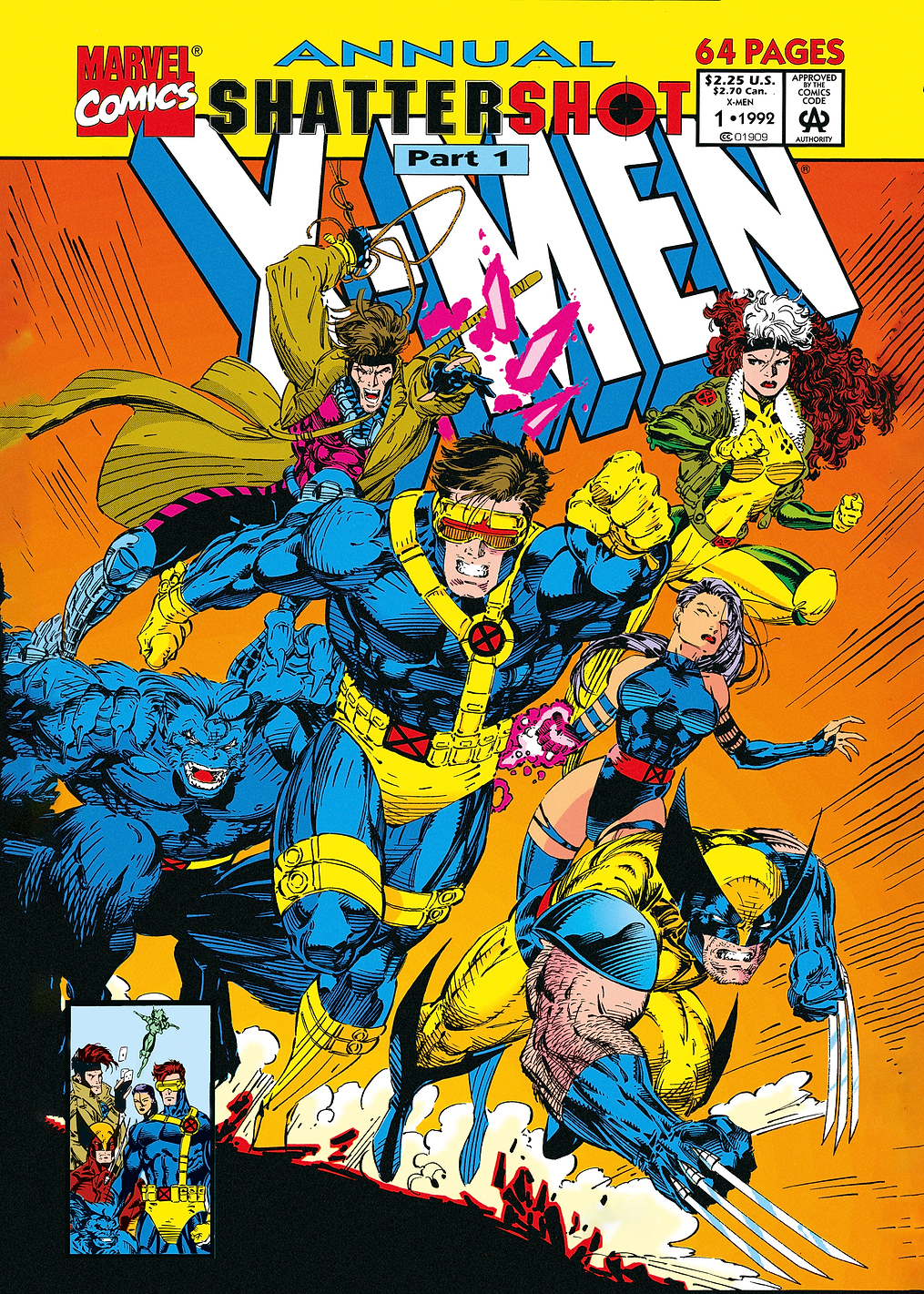 X-Men Shattershot: постер из коллекции Marvel