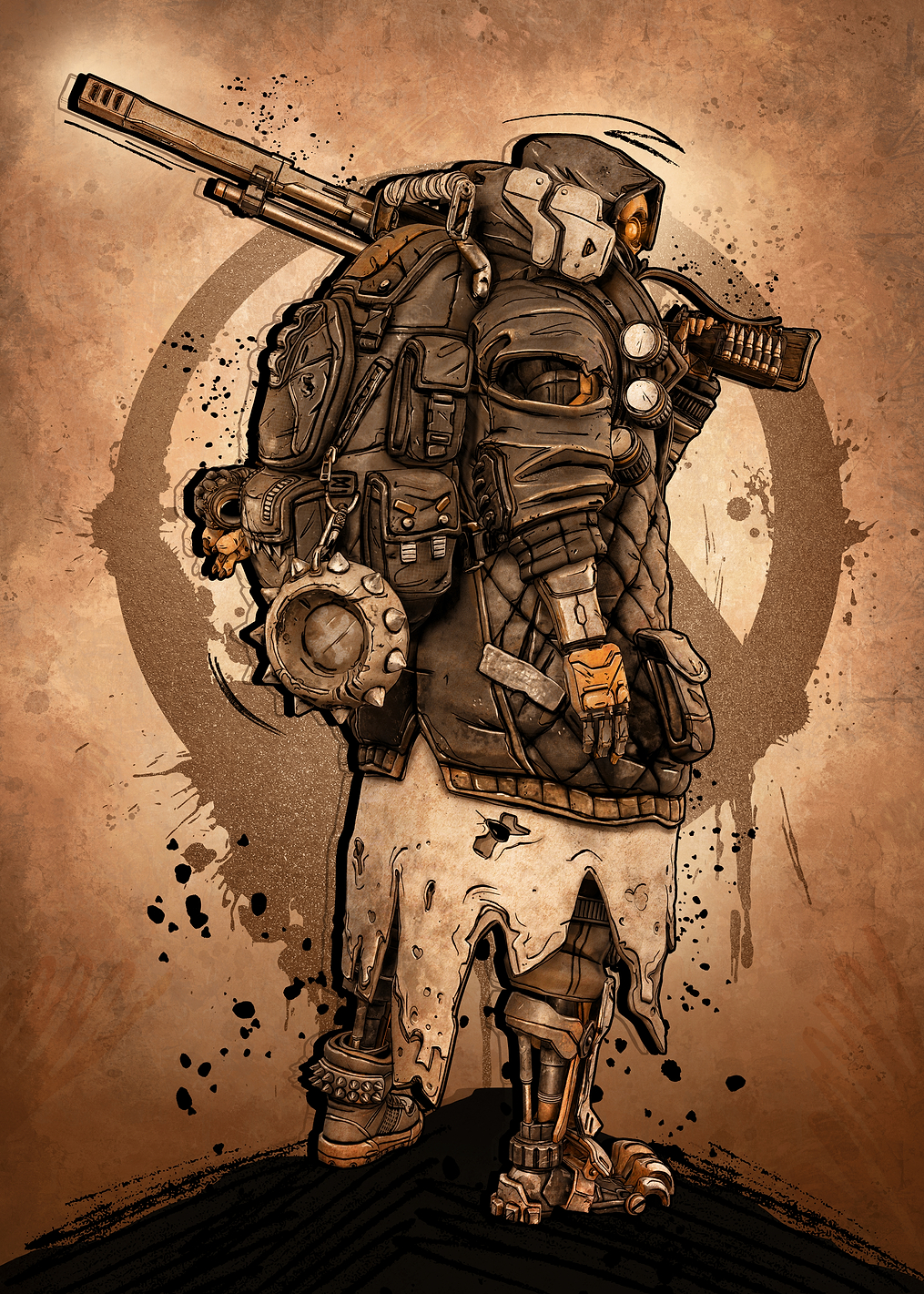 FL4K: постер из коллекции Borderlands