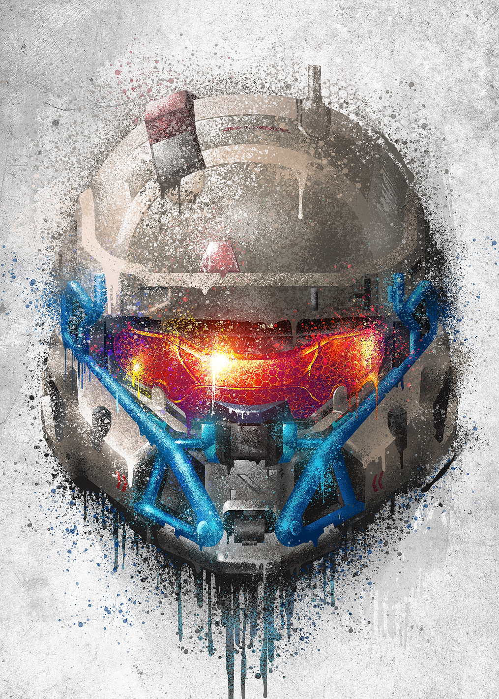 Tanaka's Helmet: постер из коллекции HALO Game