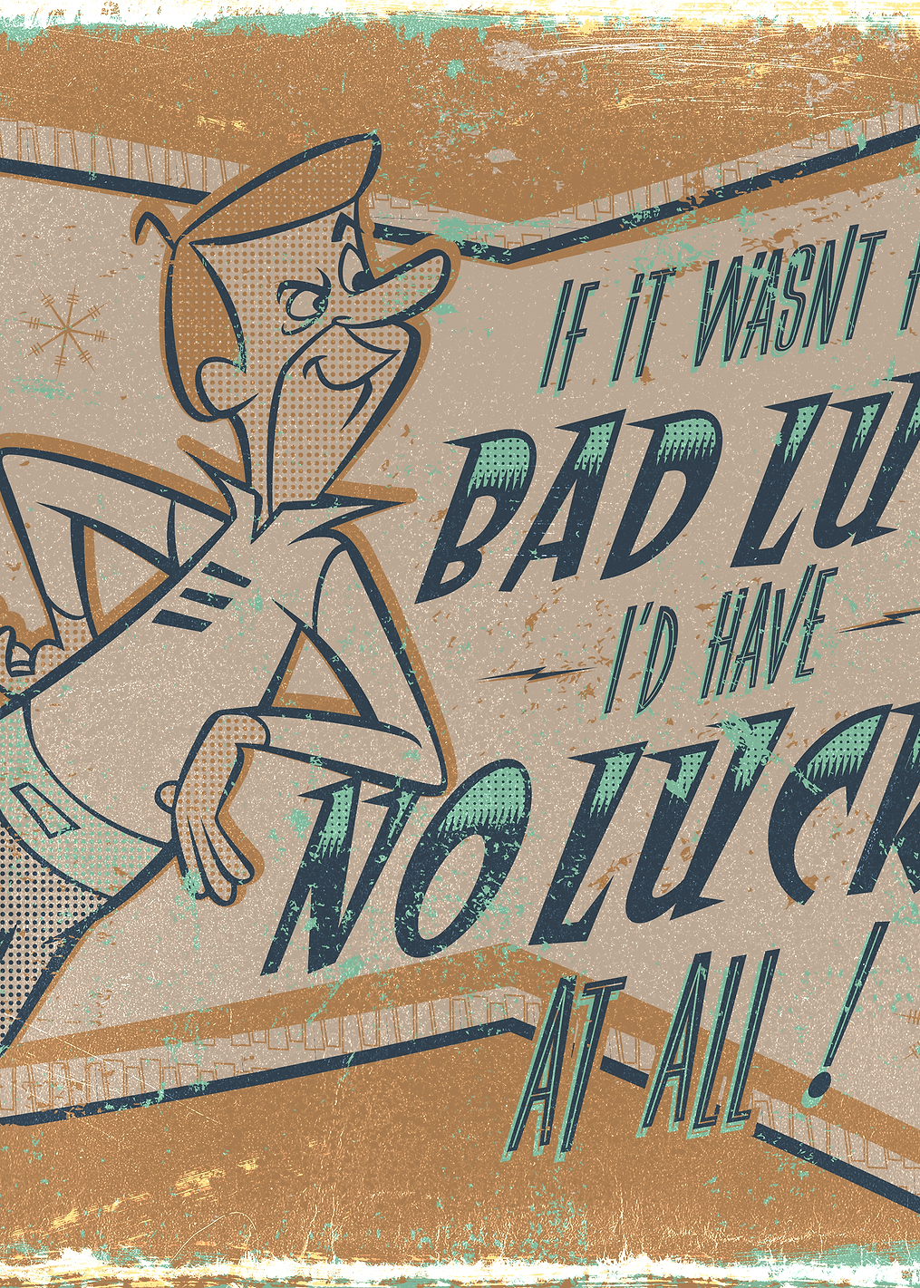 No Luck: постер из коллекции Hanna-Barbera