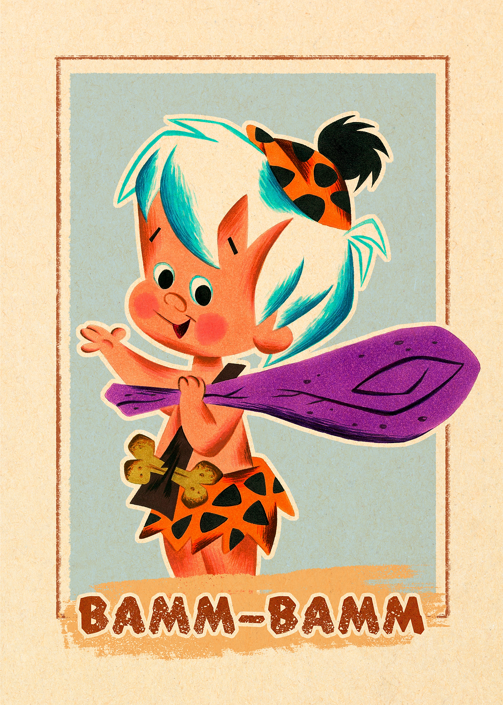 Bamm-Bamm Rubble: постер из коллекции Hanna-Barbera