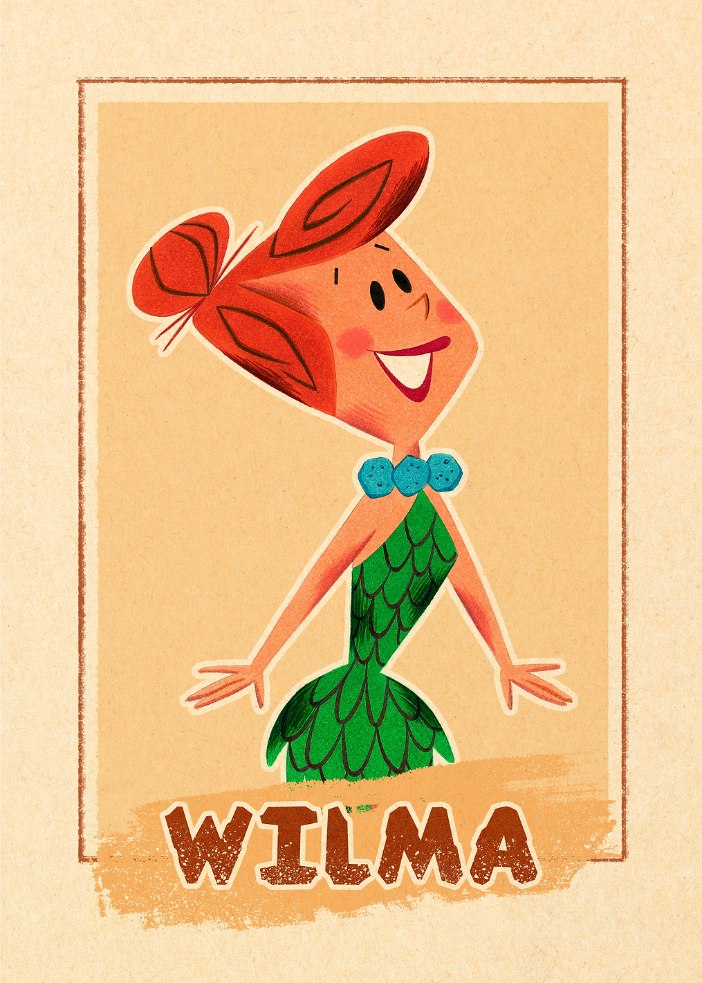 Wilma Flintstone: постер из коллекции Hanna-Barbera