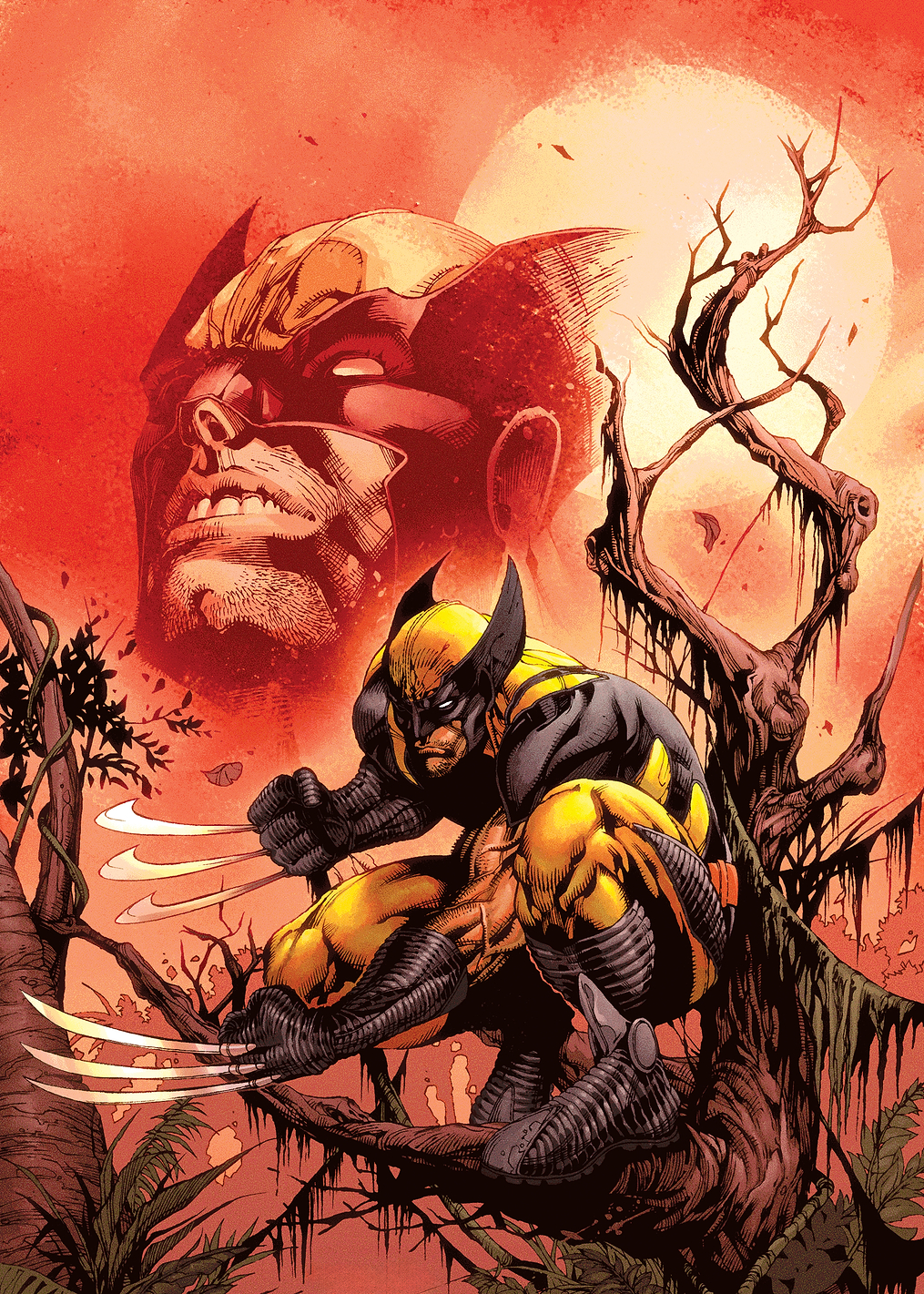 Wolverine Tree Montage: постер из коллекции Marvel