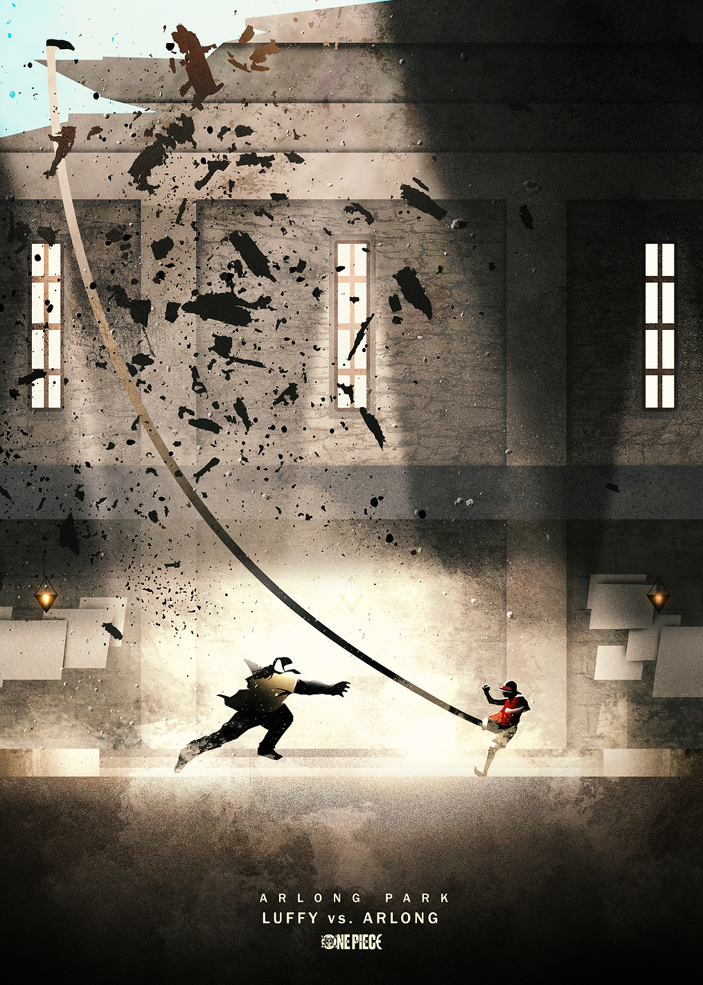Luffy vs Arlong: постер из коллекции One Piece Live Action