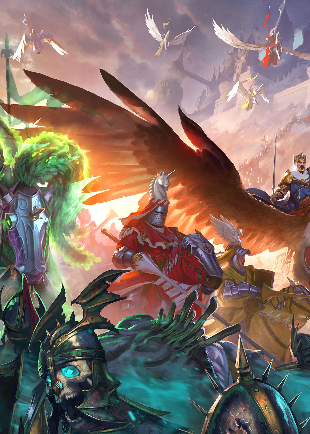 The Knights of Couronne: постер из коллекции Warhammer