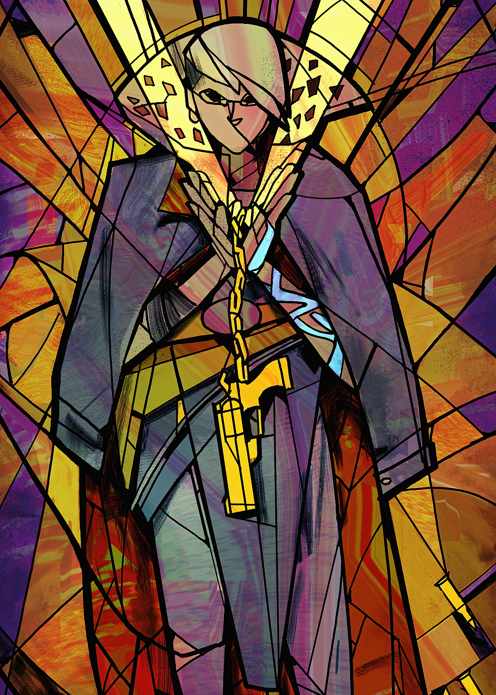 God Queen Stained Glass: постер из коллекции Borderlands