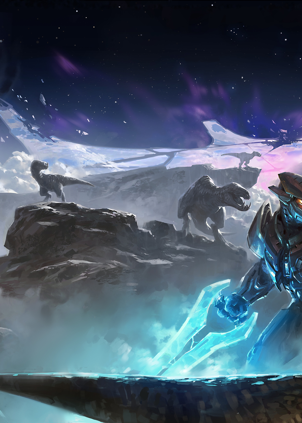 Hunters in the Dark: постер из коллекции HALO Game
