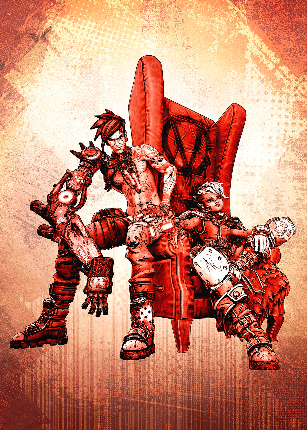 God Twins Banner: постер из коллекции Borderlands