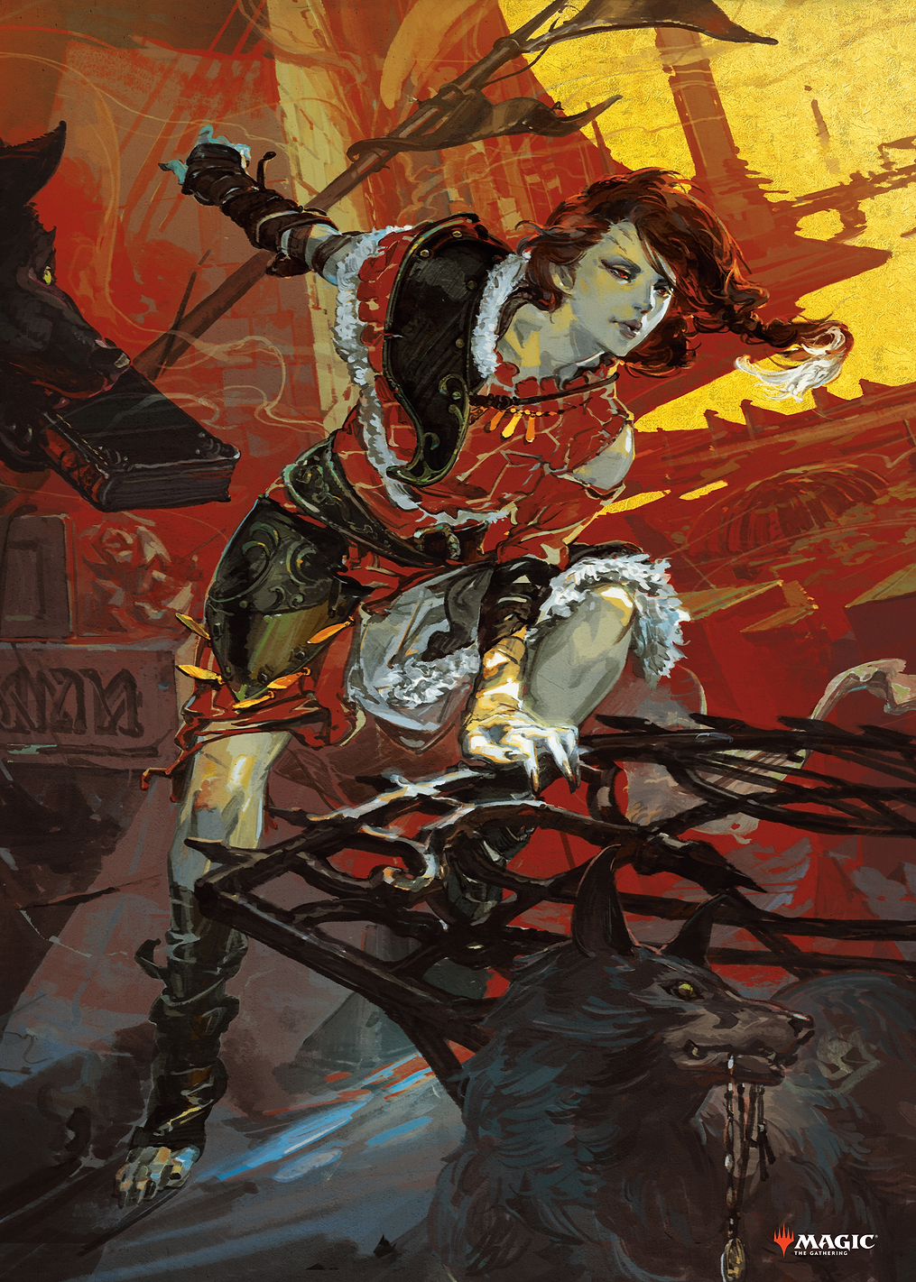Arlinn, Voice of the Pack: постер из коллекции Magic: The Gathering