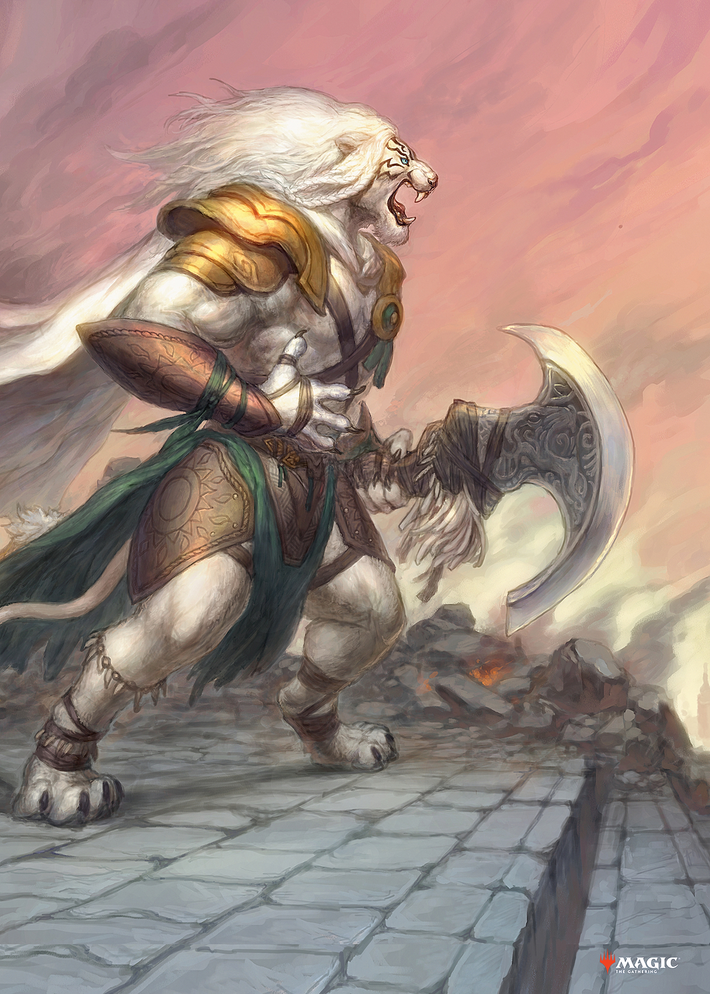 Ajani, the Greathearted: постер из коллекции Magic: The Gathering