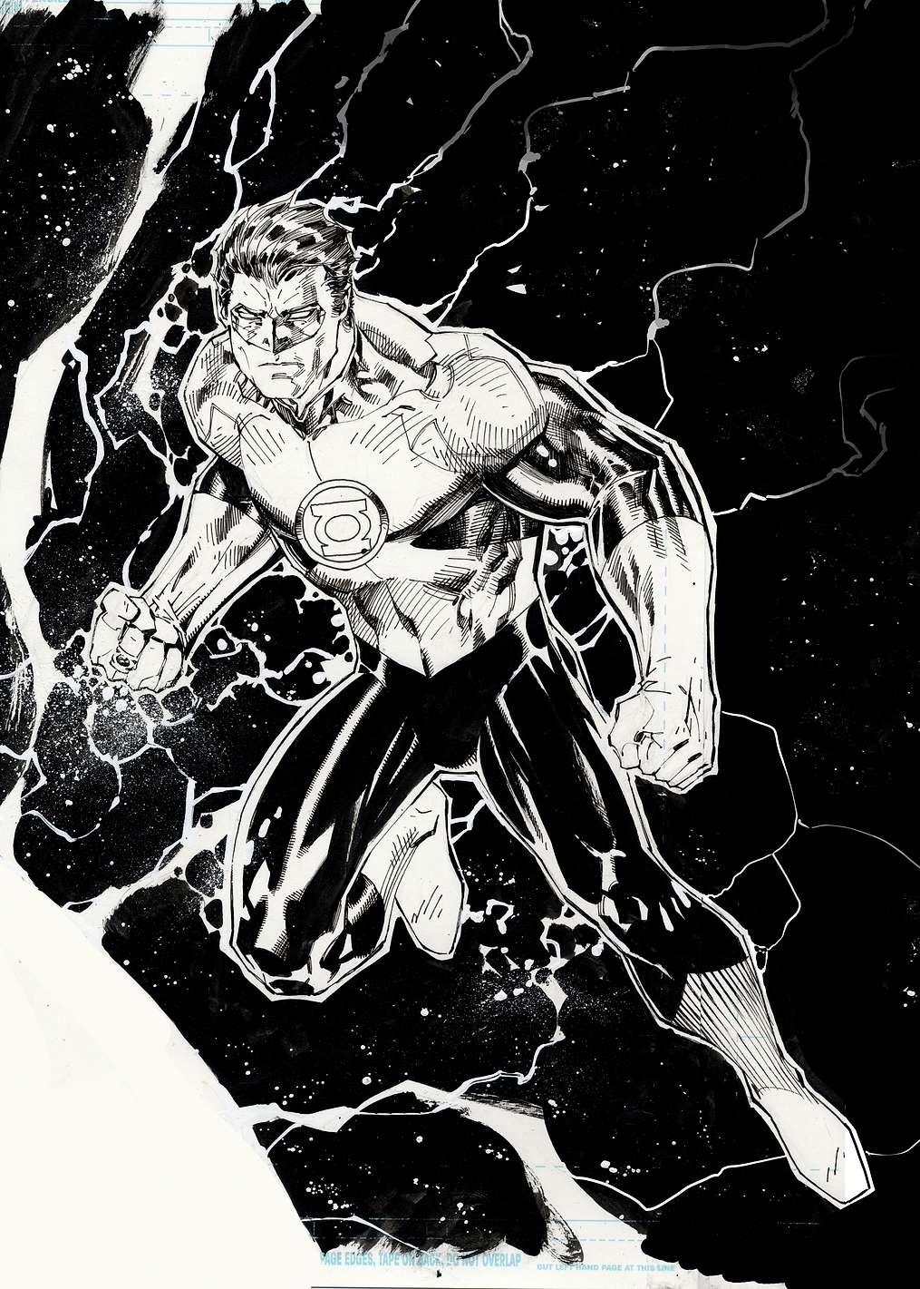 Green Lantern Vol 5 #20 BW: постер из коллекции DC Comics