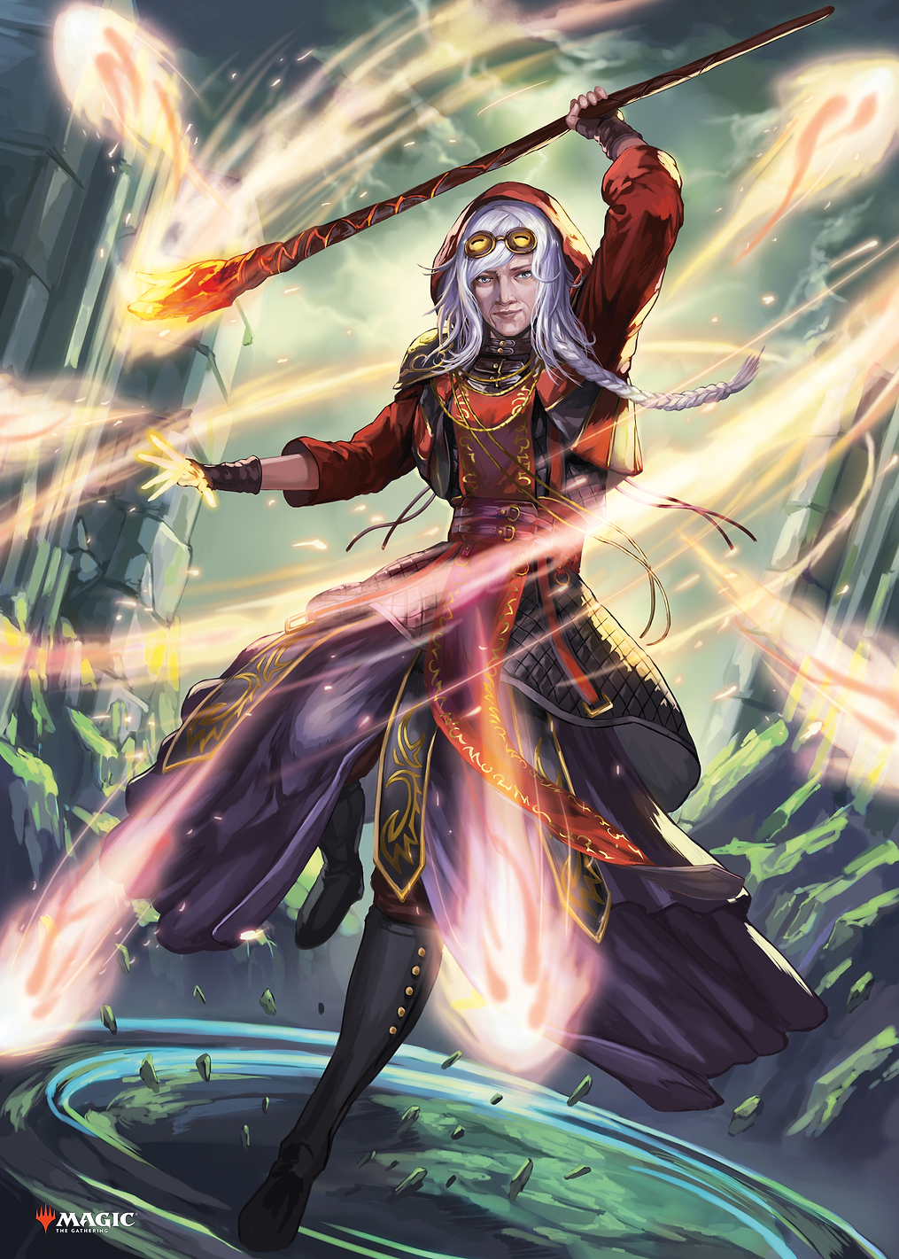 Jaya, Venerated Firemage: постер из коллекции Magic: The Gathering