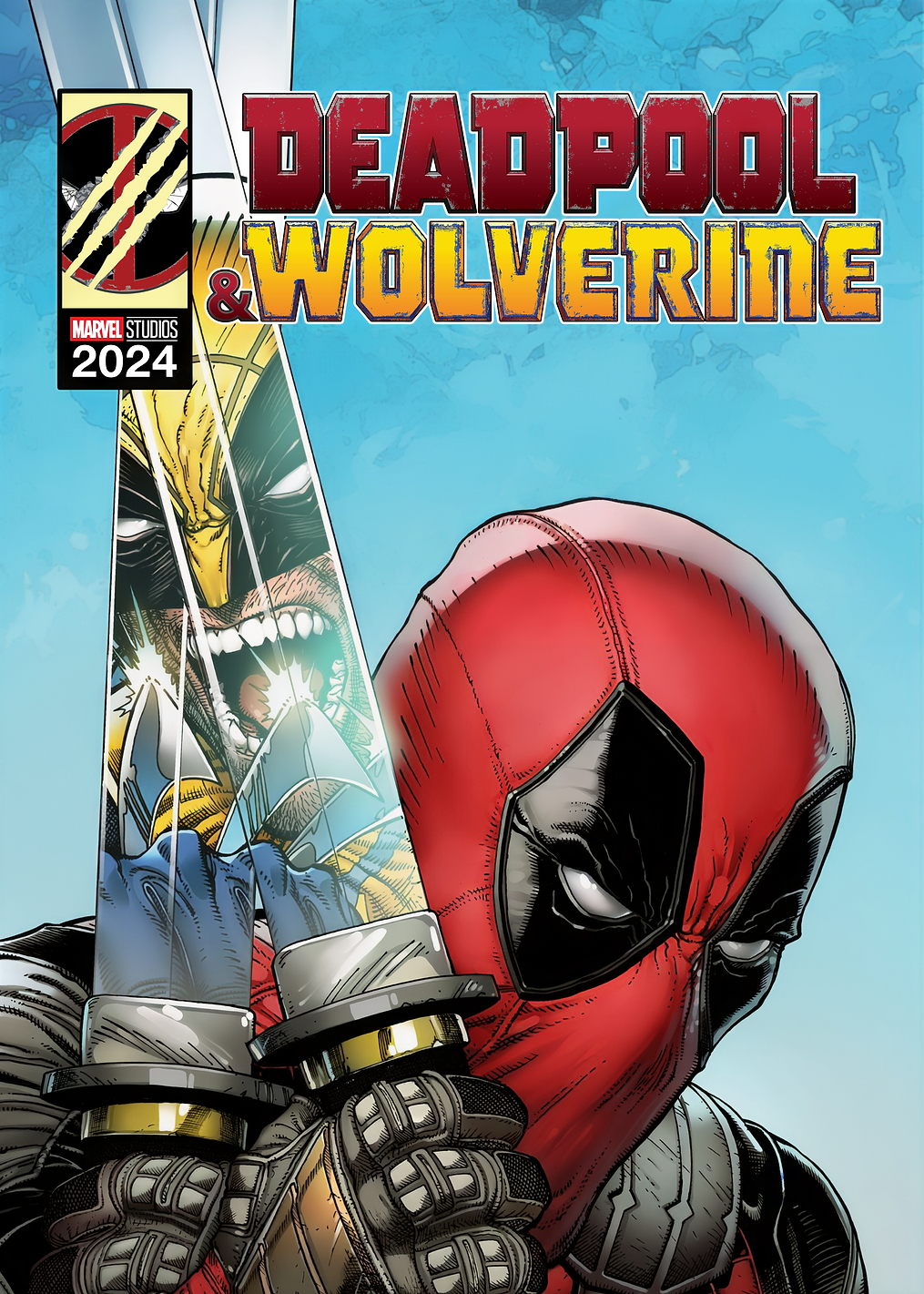 Deadpool Katana Cover: постер из коллекции Marvel