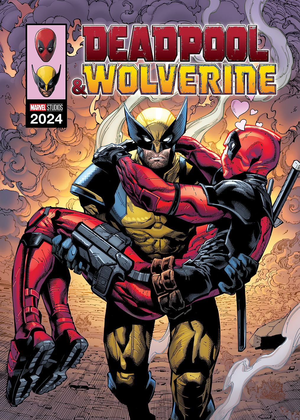 Wolverine Carry Deadpool: постер из коллекции Marvel