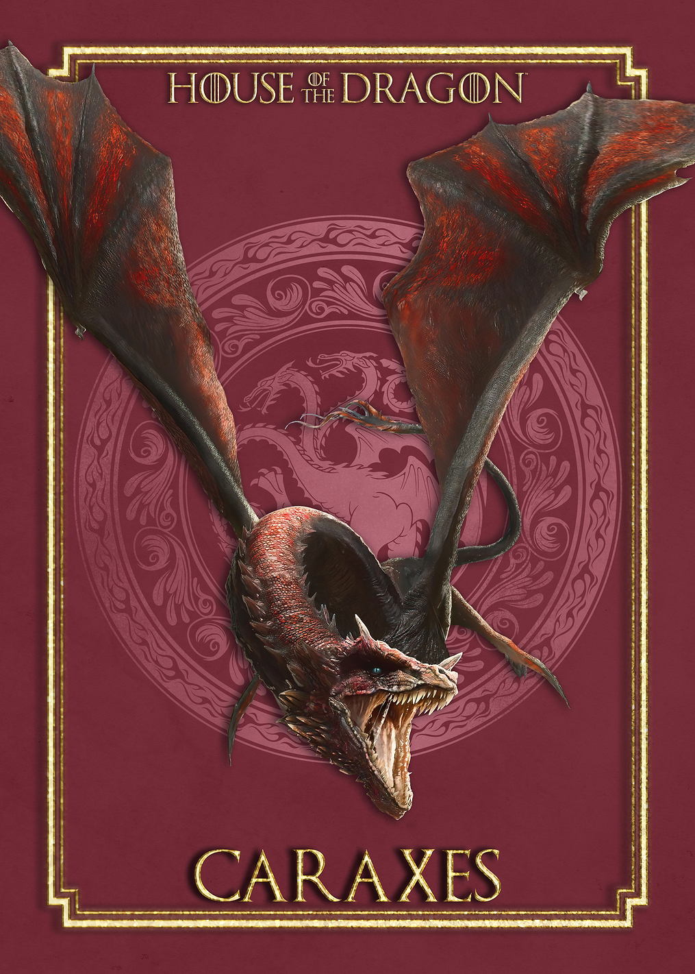 Caraxes: постер из коллекции House of the Dragon