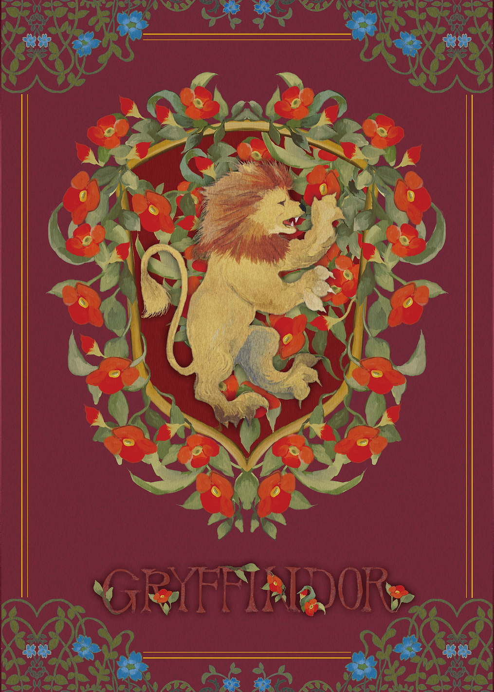 Gryffindor Lion: постер из коллекции Wizarding World