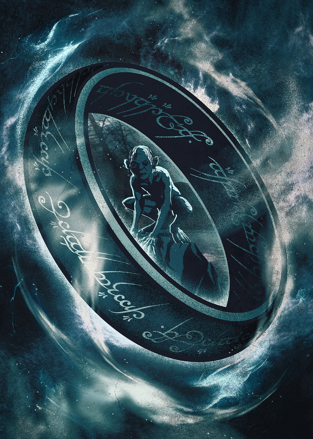 Gollum and One Ring: постер из коллекции Middle-earth