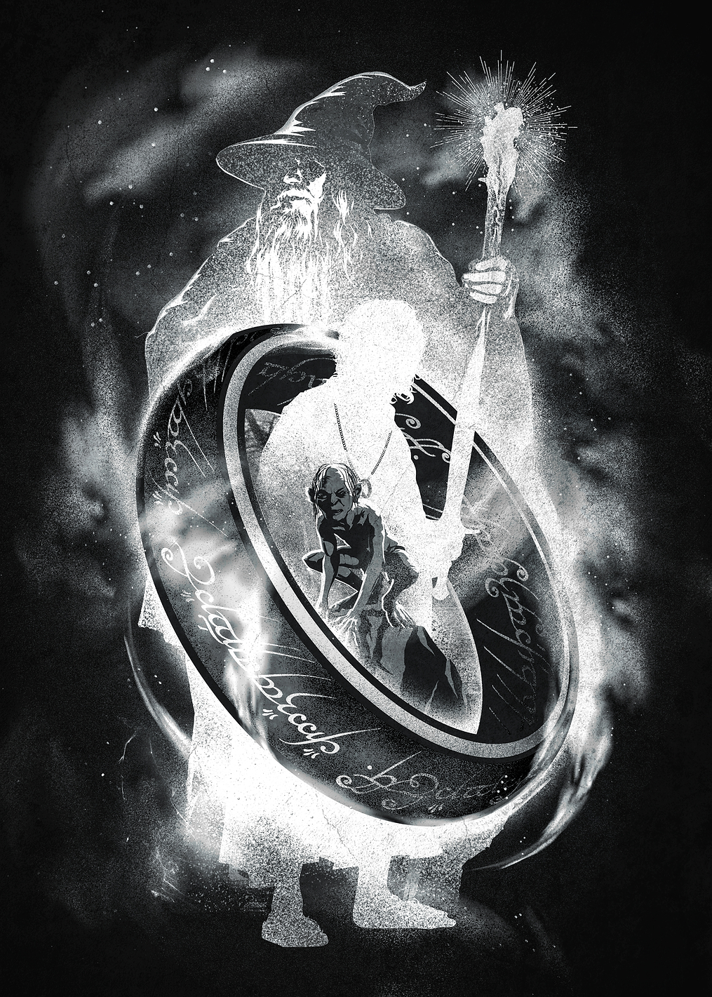 The Shadow And The Guide: постер из коллекции Middle-earth
