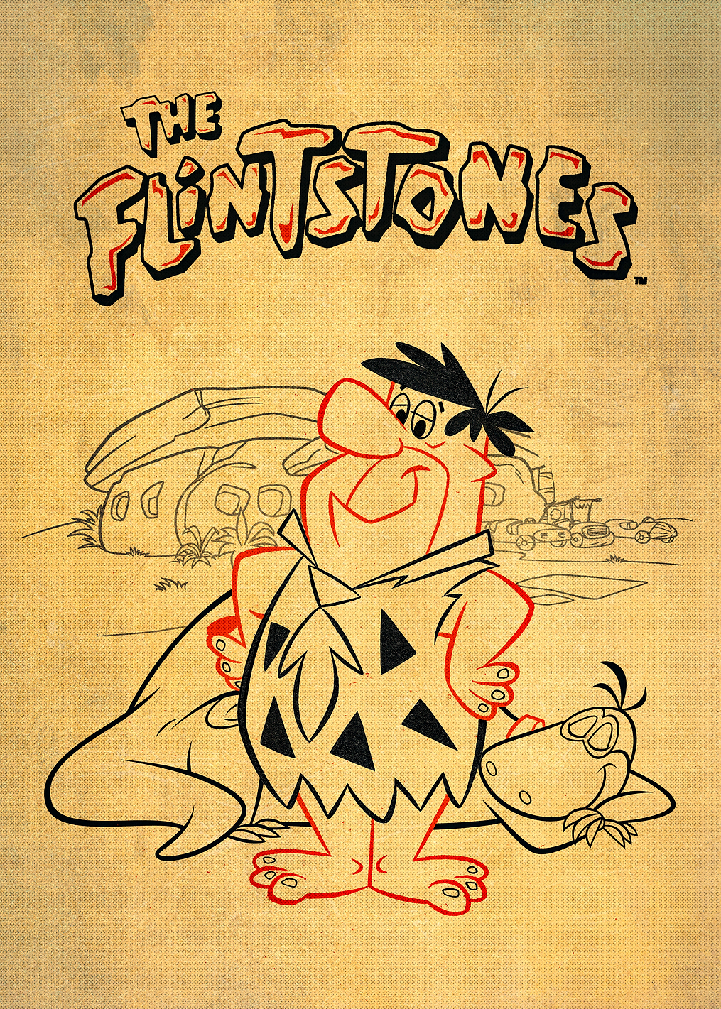 The Flinstones Graphic: постер из коллекции Hanna-Barbera