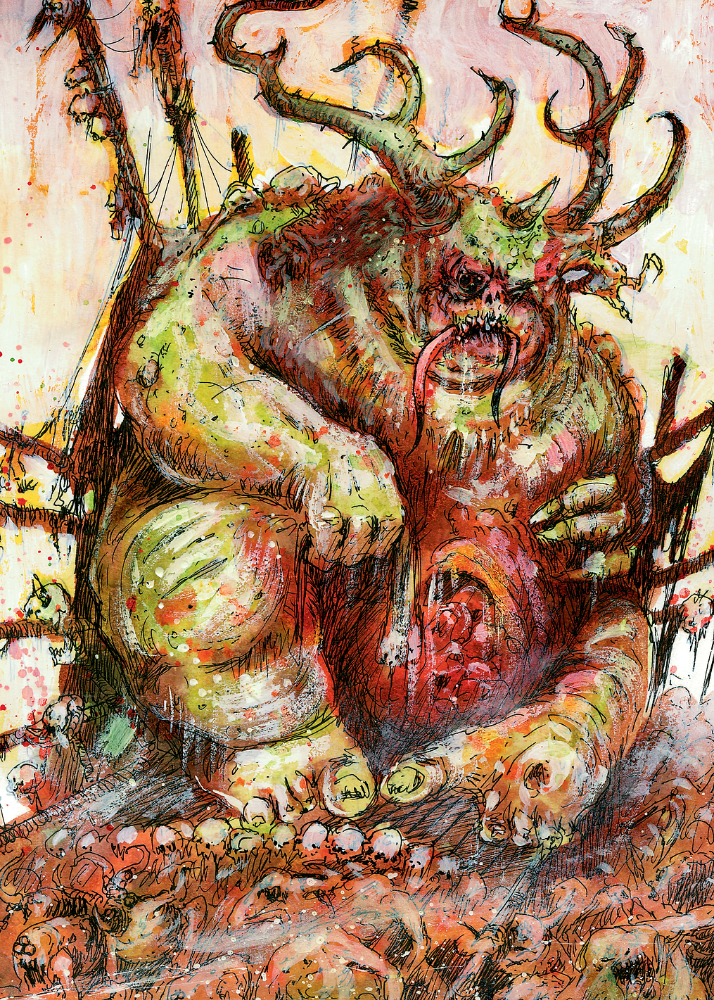 Ku'gath the Plaguefather: постер из коллекции Warhammer