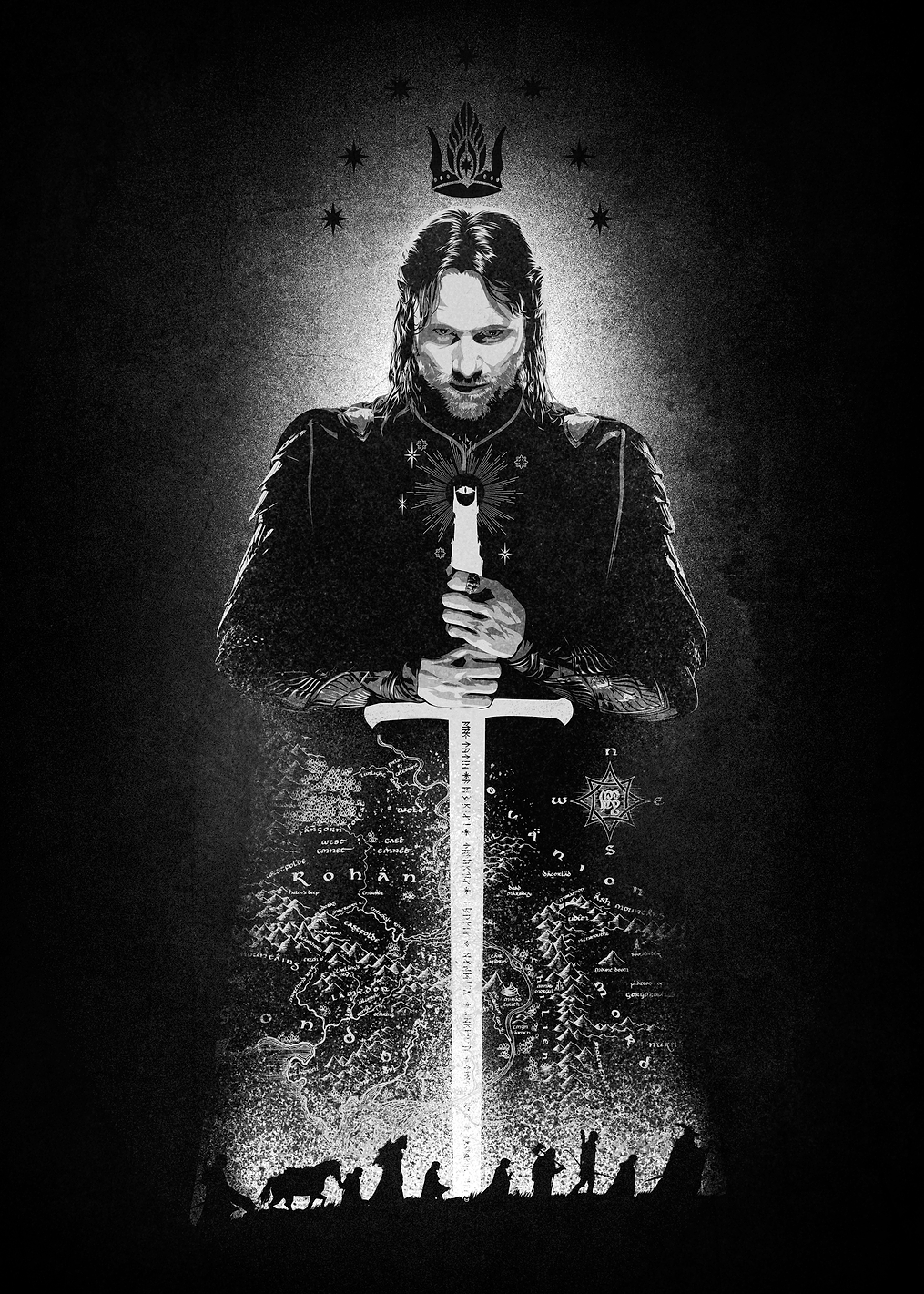 The King of Gondor: постер из коллекции Middle-earth