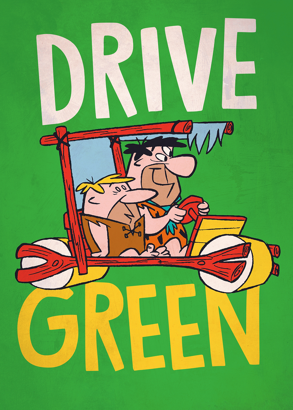 Drive Green: постер из коллекции Hanna-Barbera